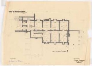 Wohnhaus Dr. Werner, Stuttgart: Grundriss KG 1:100