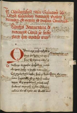 Commemoratio in incarnationem Jesu Christi (glossiert)