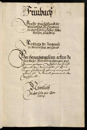 Großer Fruchtzehnt (Grosser fruchtzehenndt der universitet zu Tüwingen und dem Closter Bebenhausen zugehörig)