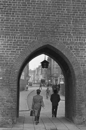 Cottbus. Stadttor in der Stadtmauer