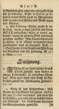 Zueignung.