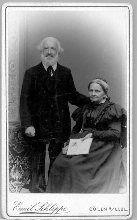 Doppelporträt von Marie und Ernst Schmiedel (Eltern von Max Schmiedel)