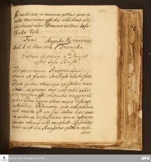Brief von August Hermann Francke an [Andreas Torkos].