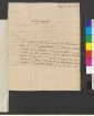 Brief von Ruhland, Reinhold Ludwig an Goethe, Johann Wolfgang von