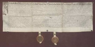 Gültbrief des Wolf Groß, Bürgers zu Riepur [Rüppurr], gegen die Amtskellerei Durlach über 30 fl.