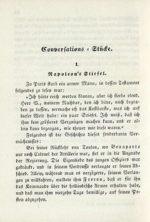 Conversations-Stücke
