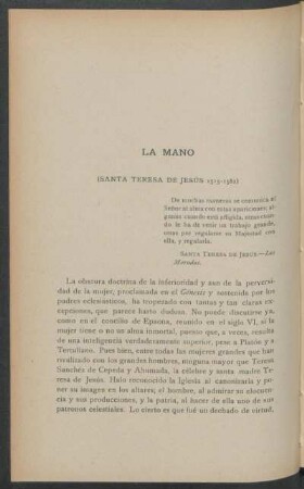 La mano
