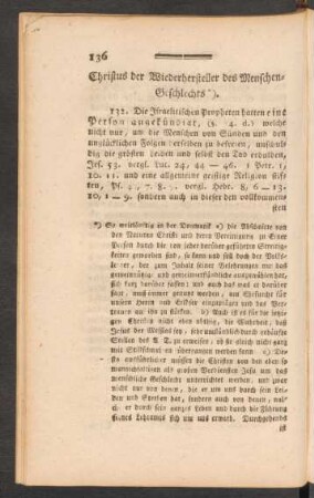 Christus der Wiederhersteller des Menschen-Geschlechts *).
