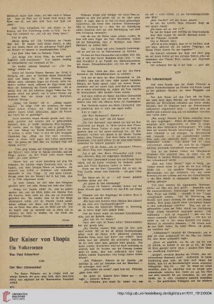 Der Kaiser von Utopia, [3] : ein Volksroman