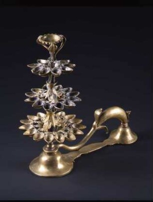 Butterfettlampe für Arati-Zeremonie