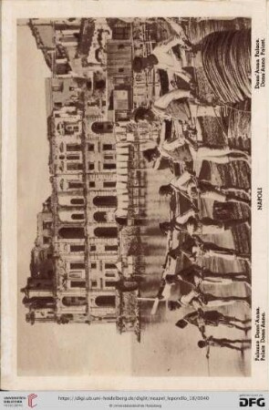 Napoli – Palazzo Donn’Anna. – Palais Donn’Anna. – Donn’Anna Palace. – Donn’Anna Palast.