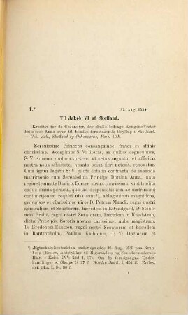 Kong Christian den fjerdes egenhaendige Breve : Udgivne ved C. F. Bricka og J. A. Fridericia af Selskabet for Udgivelse af Kilder til dansk Historie, 1