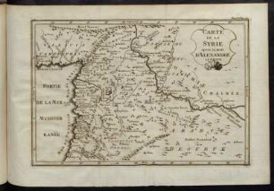 Carte de la Syrie aprés la mort d´Alexandre Le Grand.