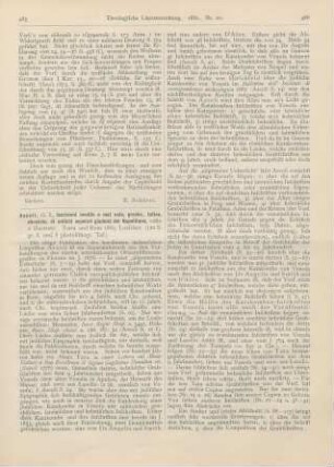 485-488 [Rezension] Ascoli, G. I., Iscrizioni inedite o mal note, greche, latine, ebraiche, di antichi sepolcri giudaici del Napolitano, edite e illustrate
