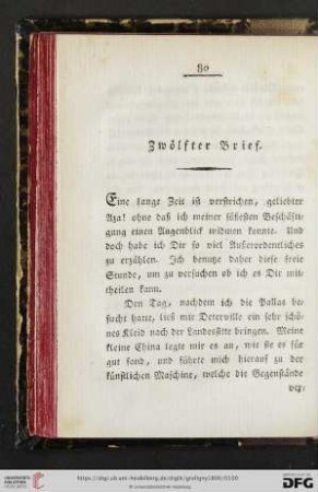 Zwölfter Brief