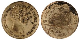 1 1/4 Schilling Courant (4 Rigsbankskilling), Kgl. Linie: Christian VIII. (1839-1848)