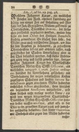 Lit. A. ad lin. 29. pag. 46.