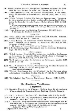 D. Klimatische Verhältnisse.