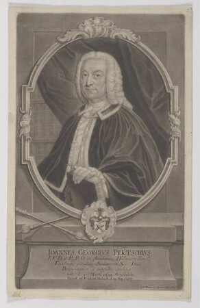 Bildnis des Ioannes Georgivs Pertschivs