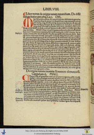 Liber IX. De Origine Rerum Naturalium.