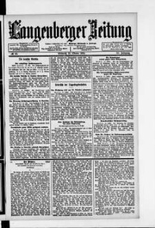 Langenberger Zeitung. 1888-1935