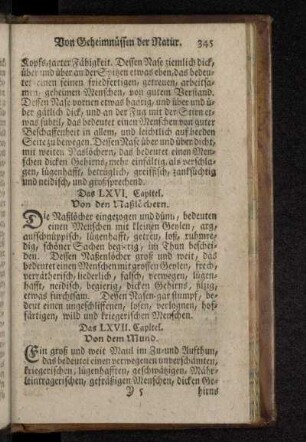 Das LXVI. Capitel. Von den Naßlöchen.