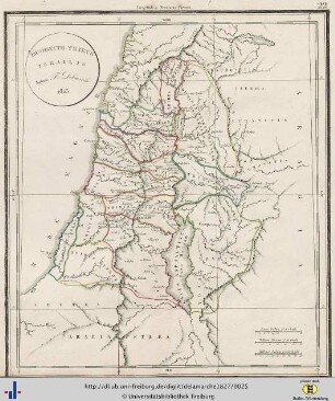 Duodecim Tribus Israelis. 1825.