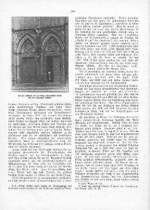 Das Hauptportal der Friedrichs-Werderschen Kirche mit dem Erzengel Michael
