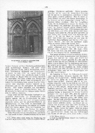 Das Hauptportal der Friedrichs-Werderschen Kirche mit dem Erzengel Michael