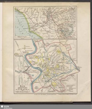 Rom zur Kaiserzeit. Maßstab 1 : 37 500