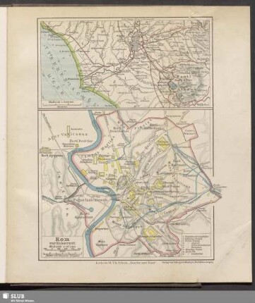 Rom zur Kaiserzeit. Maßstab 1 : 37 500