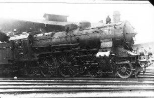 Schnellzug-Lokomotive 17 804 der Deutschen Reichsbahn