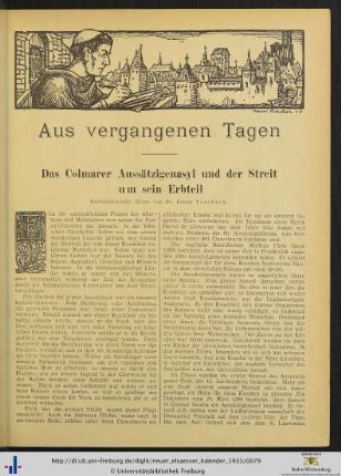 Das Colmarer Aussätzigenasyl und der Streit um sein Erbteil.
