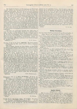 605 [Rezension] Niebergall, Friedrich, Gott und die Gemeinde