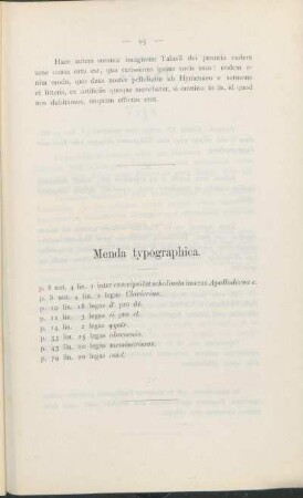 Menda typographica.