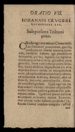 Oratio VII.