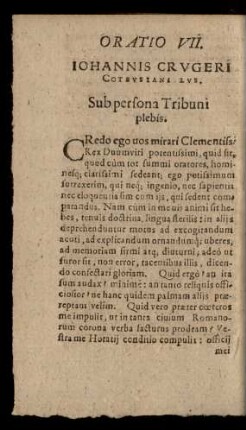 Oratio VII.