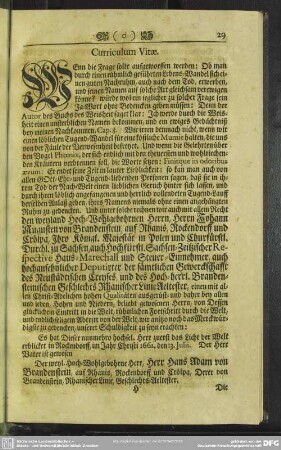 Lebenslauf : Curriculum Vitae