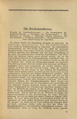 Die Reichskonferenz
