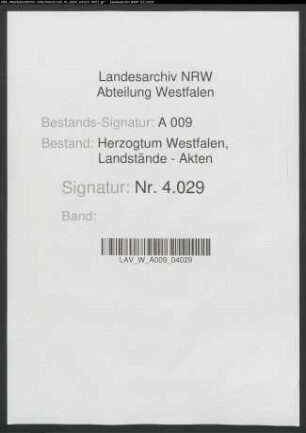 Verzeichnis gekündigter Kapitalien (1718-1803), Anweisung an Landpfennigmeister