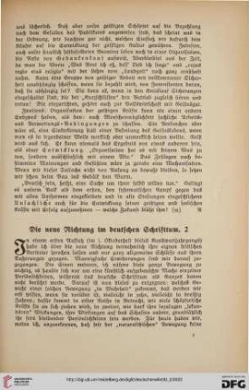 30: Die neue Richtung im deutschen Schrifttum, 2