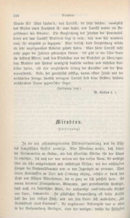 318-333 Mirabeau : Fortsetzung