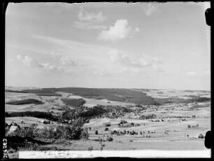 Blick von Schwartenberg auf Neuhausen