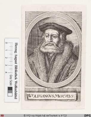 Bildnis Wolfgang Musculus (eig. Mäuslin)