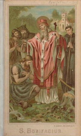 Zum Andenken an das Goldene Erntejubiläum des Sanct Bonifazius-Vereins, gefeiert den 27. August 1899 am Grabe des hl. Bonifazius in Fulda