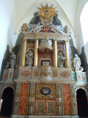 Quedlinburg - Innenansicht der Blasiikirche : Innenansicht der Blasiikirche. Aufgenommen in Quedlinburg am 9. September 2012