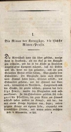 Das Ritter-Wesen und die Templer, Johanniter und Marianer oder Deutsch-Ordens-Ritter insbesondere, 2