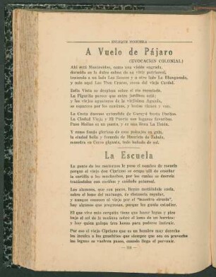 A Vuelo de Pájaro : (Evocación colonial)