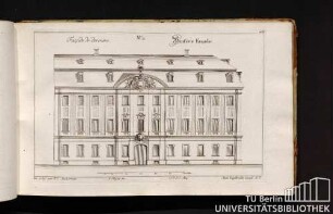 No. 2. Facade de derriére. Hintere Facade.