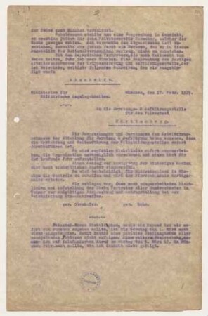 Bericht des Mitglieds des Landesausschusses der Soldatenräte, Schindler, über seine Delegierung nach Berlin